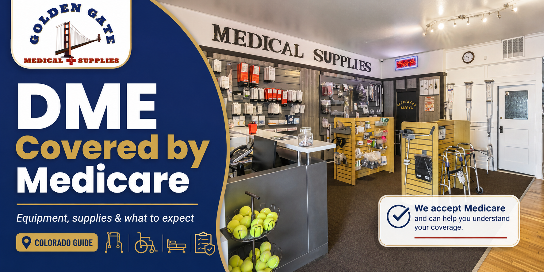 Golden Gate Medical Store! We accept Medicare and Medicaid