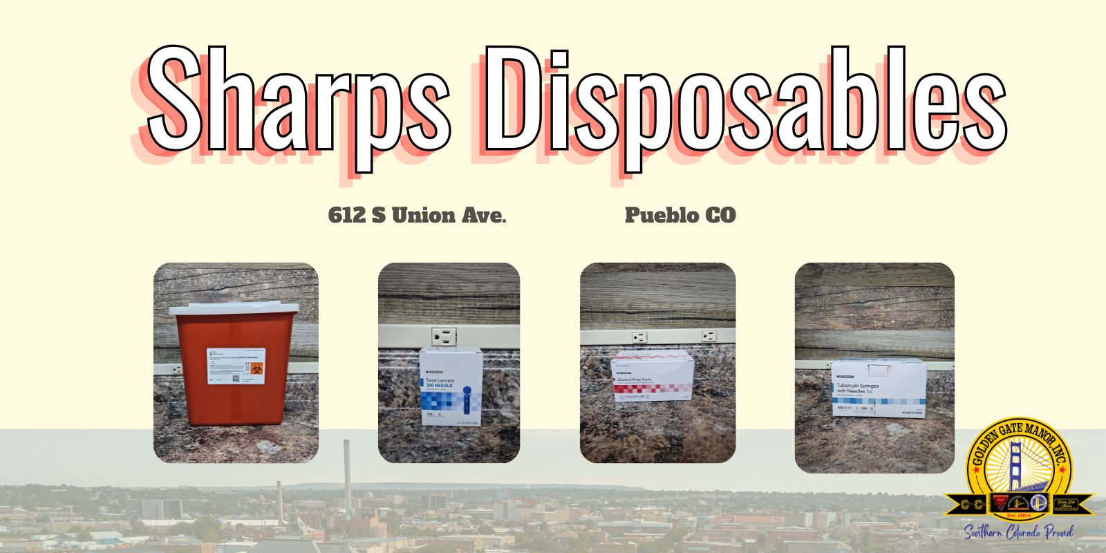 Golden Gate Medical Supply 612 S. Union Ave. Pueblo Colorado - Sharps Disposal post thumbnail